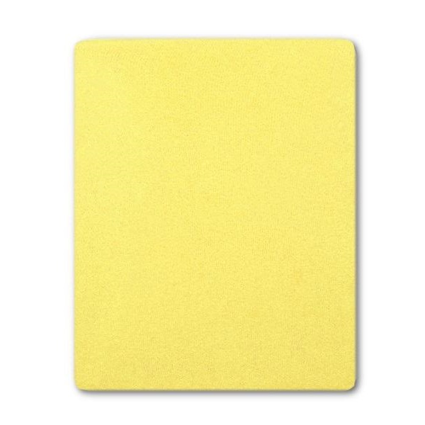 Terry crib sheet yellow