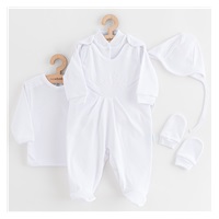 5 piece set New Baby white, size 56 (0-3m)