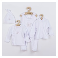 4-piece set pink, size 68 (4-6m)