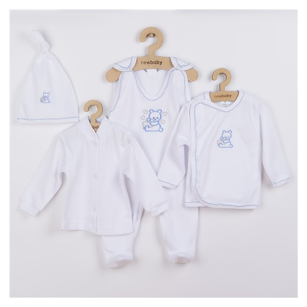 4-piece set blue, size 68 (4-6m)