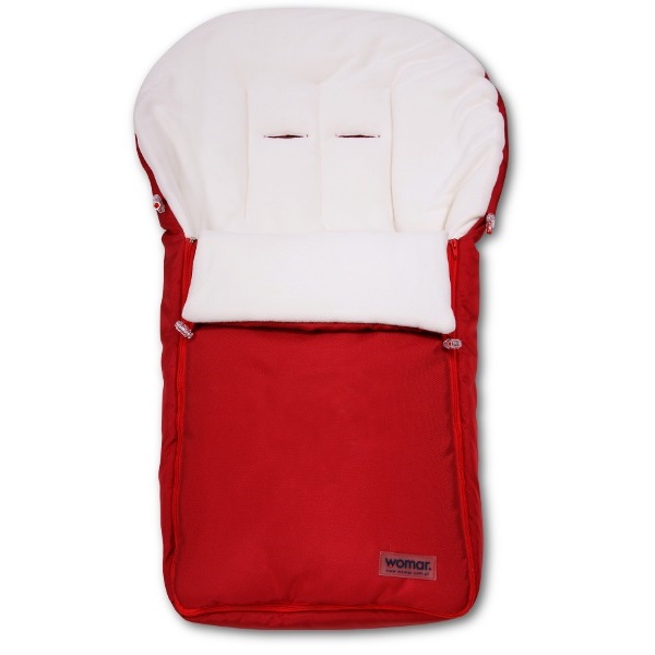 Womar fleece down jacket - red