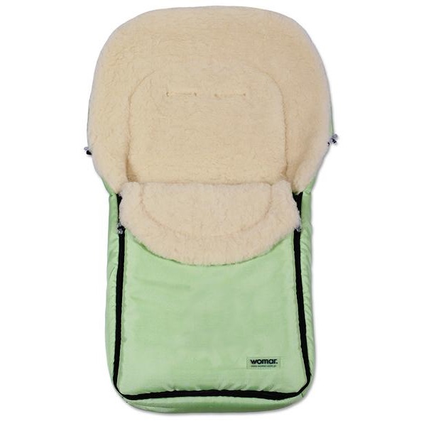 Womar fleece down jacket light green