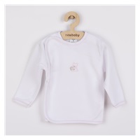 New Baby baby shirt with embroidered picture pink, size 62 (3-6m)