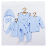 5 piece set New Baby blue, size 62 (3-6m)