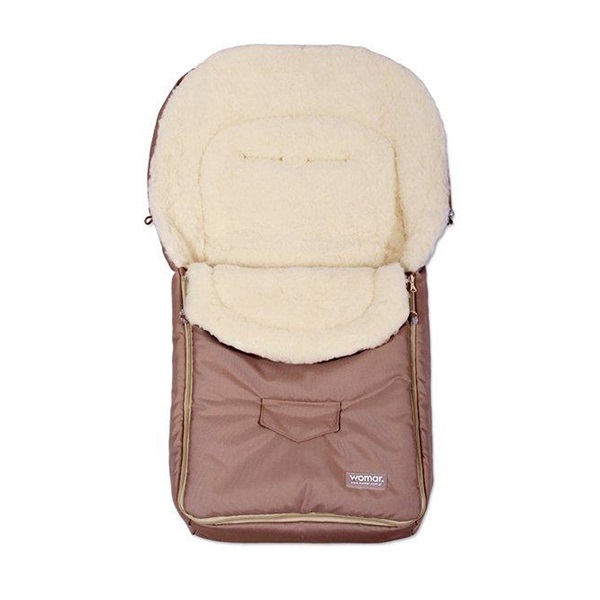 Womar fleece down jacket light brown