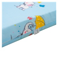 Children‘‘s mattress New Baby 120x60 foam-coconut blue pictures