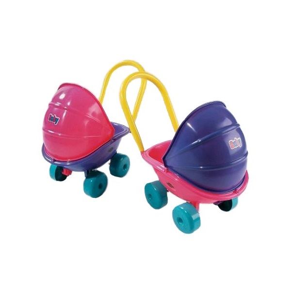 Deep purple doll stroller