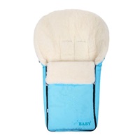 New Baby Luxury Fleece Pillow with Sheep Fleece Turquoise