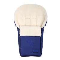New Baby Luxury fleece down jacket with sheep fleece dark blue