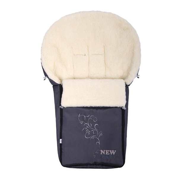 New Baby Luxury fleece down jacket with sheep fleece grey