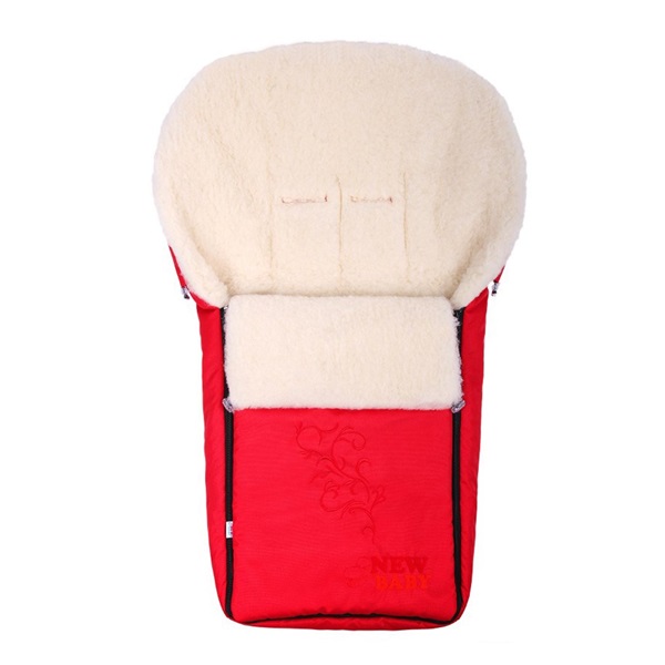 Luxury fleece baby sling New Baby red