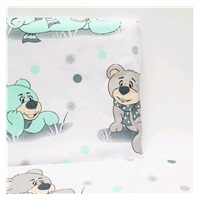 2-piece bedding New Baby 90/120 cm grey teddy bear