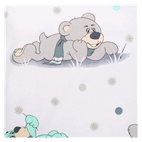 2-piece bedding New Baby 90/120 cm grey teddy bear