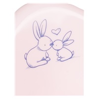 Dětský nočník protiskluzový Bunny růžový