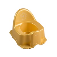 Playing baby potty Royal gold