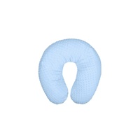 Universal nursing pillow in Minky Womar blue