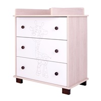 Drewex children's chest of drawers Giraffe natural