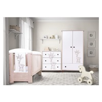Drewex children‘s chest of drawers Giraffe natural