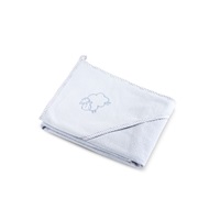 Baby towel Sensillo Sheep 80x80 cm grey