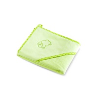 Baby towel Sensillo Sheep 80x80 cm green