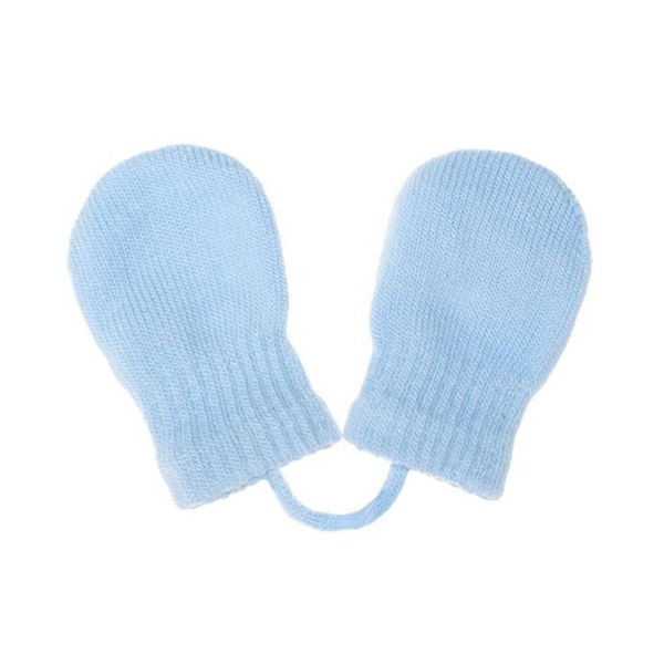 Baby winter gloves New Baby light blue, size 56 (0-3m)