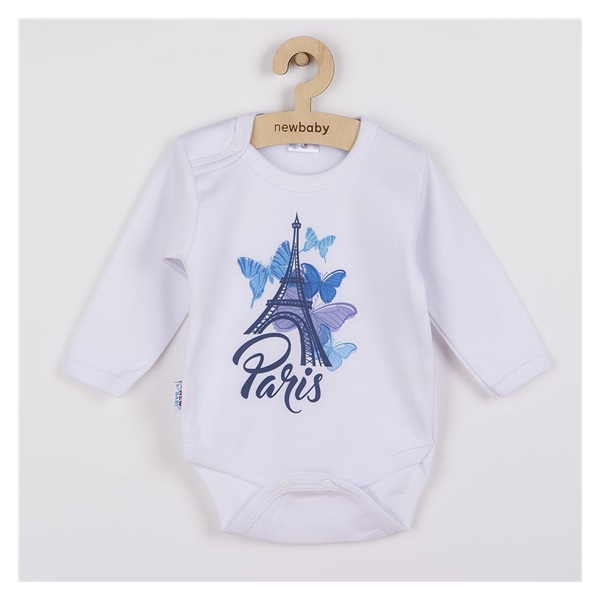 New Baby Towns Long Sleeve Baby Bodysuit Blue, size 68 (4-6m)
