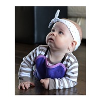 Baby crawler VG pink-anthracite, size Univerzální