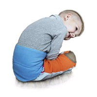 Baby bib 0-5 years VG anthracite-blue, size 6-18 m
