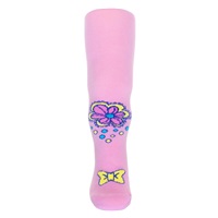New Baby Cotton Tights with ABS Light Pink Flower Princess, size 104 (3-4y)