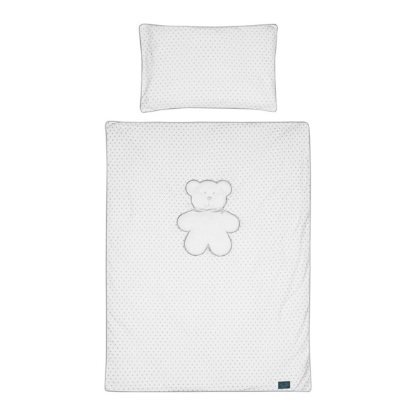6-part bed linen Belisima White Teddy Bear 100/135