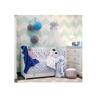 5-piece bedding Belisima Kittens 100/135 blue