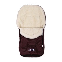 New Baby Classic Wool Winter Fuzzy in burgundy