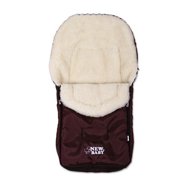 New Baby Classic Wool Winter Fuzzy in burgundy