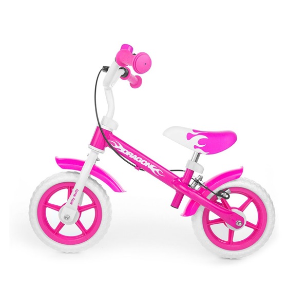 Kids bike Milly Mally Dragon with brake pink