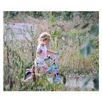 Kids bike Milly Mally Dragon with brake pink