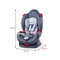 Car seat CARETERO Sport classic graphite