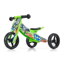 Milly Mally JAKE green multifunctional bike 2in1