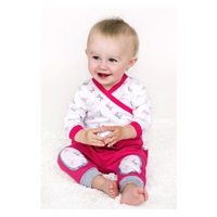Baby body New Baby Mashlička raspberry, size 68 (4-6m)