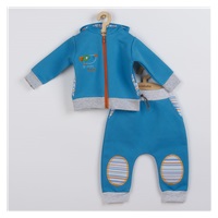 New Baby Puppik 2 2-piece set turquoise, size 80 (9-12m)