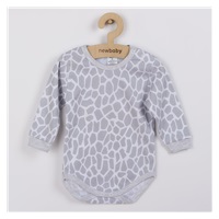 Baby body with long sleeves New Baby Giraffe, size 74 (6-9m)
