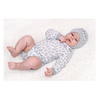 Baby body with long sleeves New Baby Giraffe, size 74 (6-9m)