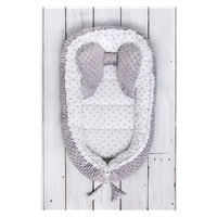 Baby nest Minky Sweet Baby Belisima grey