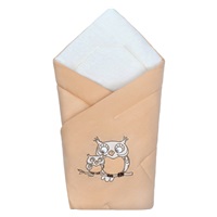 Wrap New Baby Owls brown