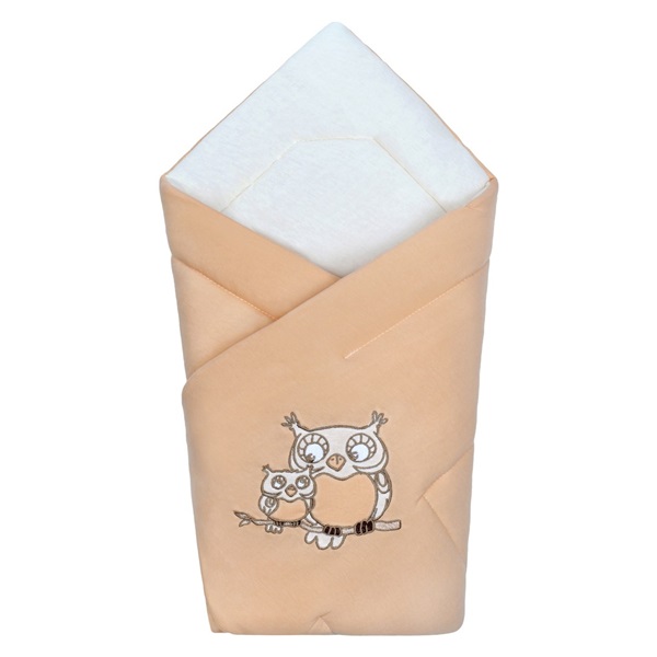 Wrap New Baby Owls brown