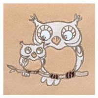 Wrap New Baby Owls brown