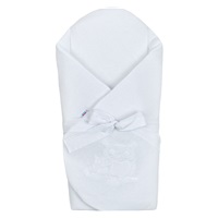 Wrap with bow and reinforcement New Baby Owls white