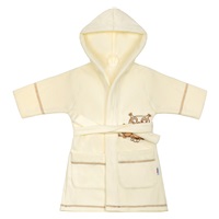 Baby Bathrobe New Baby Owls beige, size 86 (12-18m)