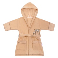 Baby Bathrobe New Baby Owls brown, size 98 (2-3y)