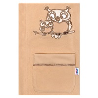 Baby Bathrobe New Baby Owls brown, size 98 (2-3y)