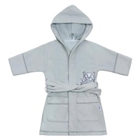 Baby Bathrobe New Baby Owls grey, size 110 (4-5y)